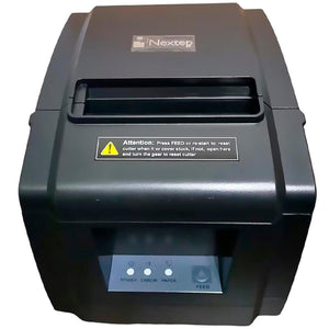 Kit Punto De Venta NEXTEP Cajon Mini Printer 80MM Lector 5 Rollos