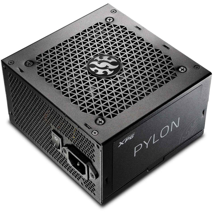 Fuente De Poder PC 550W Gamer XPG PYLON 80 Plus Bronze PYLON550B-BKCUS