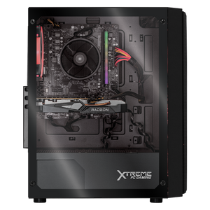 Xtreme PC Gaming AMD Radeon RX 6500 XT Ryzen 5 5600X 16GB SSD 250GB 2TB WIFI Black