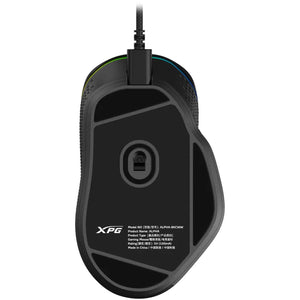 Mouse Gamer XPG ALPHA USB-C RGB 16000DPI 6 Botones ALPHA-BKCWW