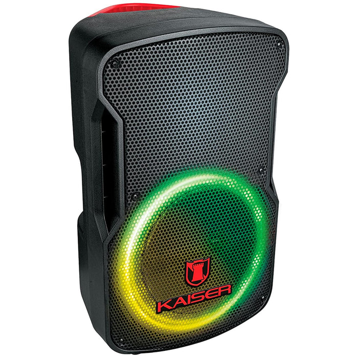 Bocina Bluetooth KAISER MSA-7908MX 8" 7200W PMPO USB LED OPEN BOX