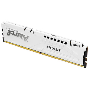 Memoria RAM DDR5 32GB 5600MT/s KINGSTON FURY BEAST 1x32GB Blanco KF556C36BWE-32