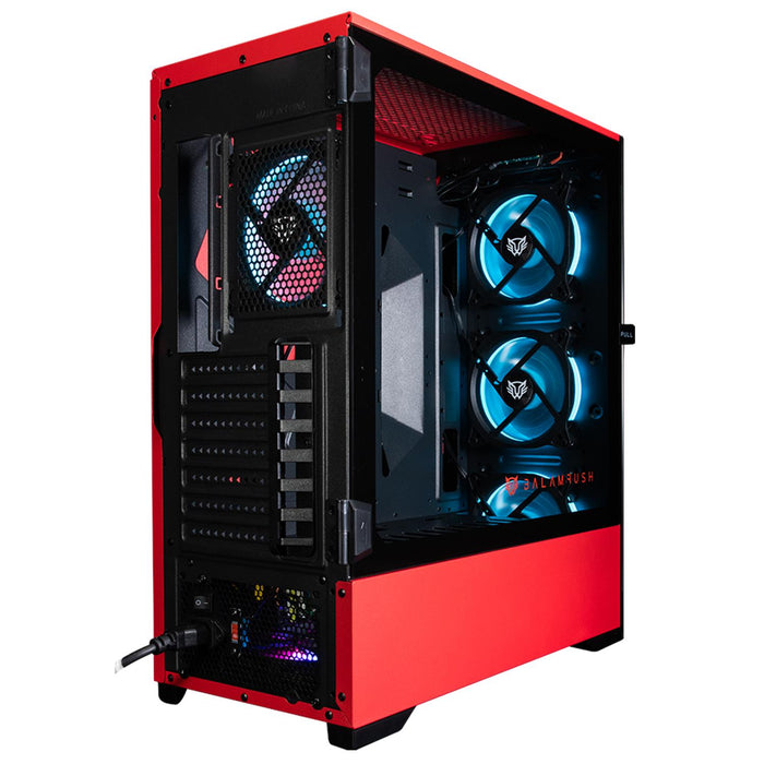 Gabinete Gamer BALAM RUSH THINOS E-ATX 4 Fan Cristal templado ARGB