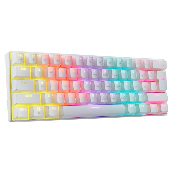 Teclado Gamer Mecanico XPG SUMMONER MINI Switch Red RGB USB Blanco SUMMONERMINI61RD-WHCES