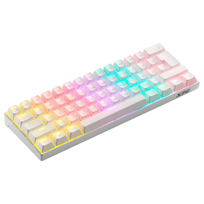 Teclado Gamer Mecanico XPG SUMMONER MINI Switch Red RGB USB Blanco SUMMONERMINI61RD-WHCES