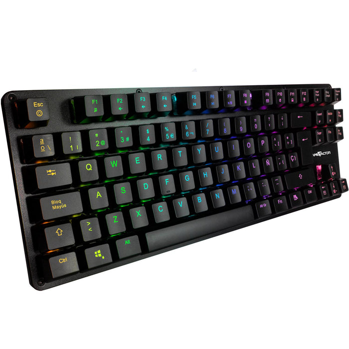 Teclado Gamer Mecanico Switch Rojo GAME FACTOR RGB KBG500-RD