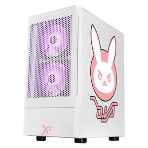 Xtreme PC Gaming Geforce RTX 4060 AMD Ryzen 7 5700X 32GB SSD 1TB Sistema Liquido WIFI Pink Rabbit