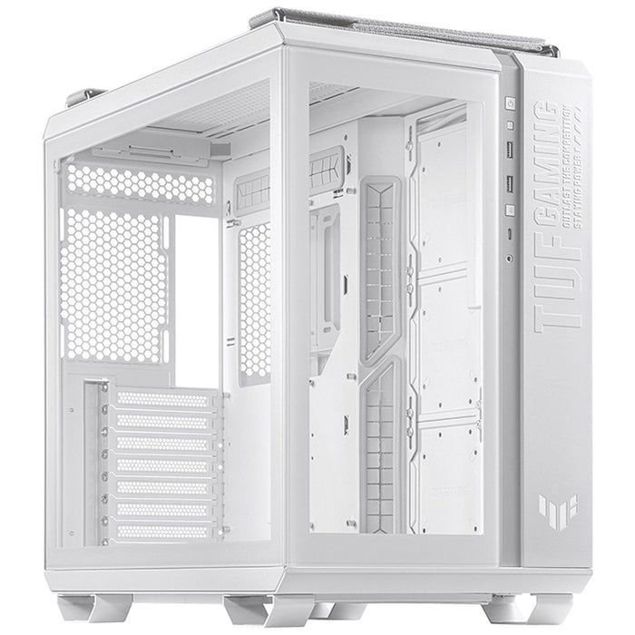 Gabinete ASUS TUF Gaming GT502 USB C Cristal Templado Media Torre GT502 TUF GAMING CASE/WHT