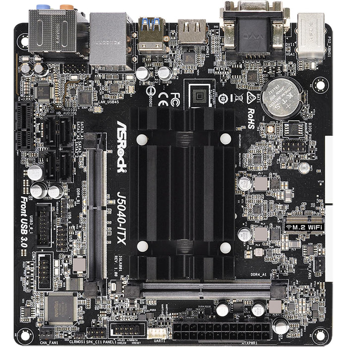 Tarjeta Madre ASROCK J5040-ITX Pentium J5040 2x DDR4 PCIe 2.0 Mini ITX