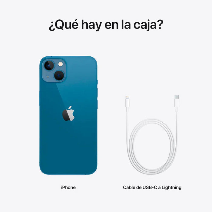 Celular APPLE iPhone 13 128GB OLED Retina XDR 6.1" Azul Reacondicionado B