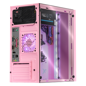 Xtreme PC Intel Quad Core J4125 2.7 Ghz 16GB SSD 500GB Monitor 23.8 WIFI Pink