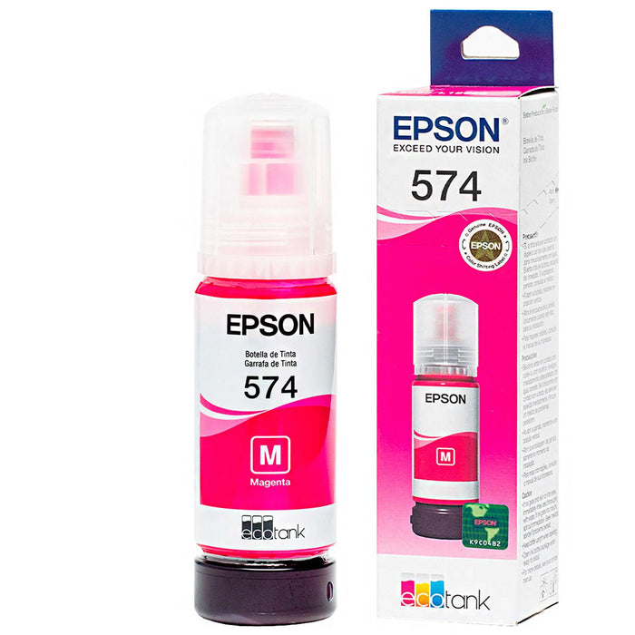 Botella Tinta Epson T574 L8050 L18050 Magenta 70ml T574320-AL