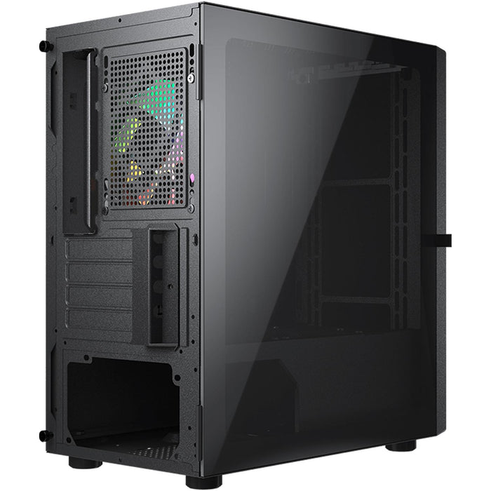 Gabinete Gamer COUGAR PURITY RGB Micro ATX 1 Fan Cristal Templado Negro 385PC40.0001