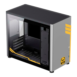 Gabinete Gamer XTREME PC GAMING TUF Edition Micro Torre Micro ATX USB-C Cristal Templado Gris