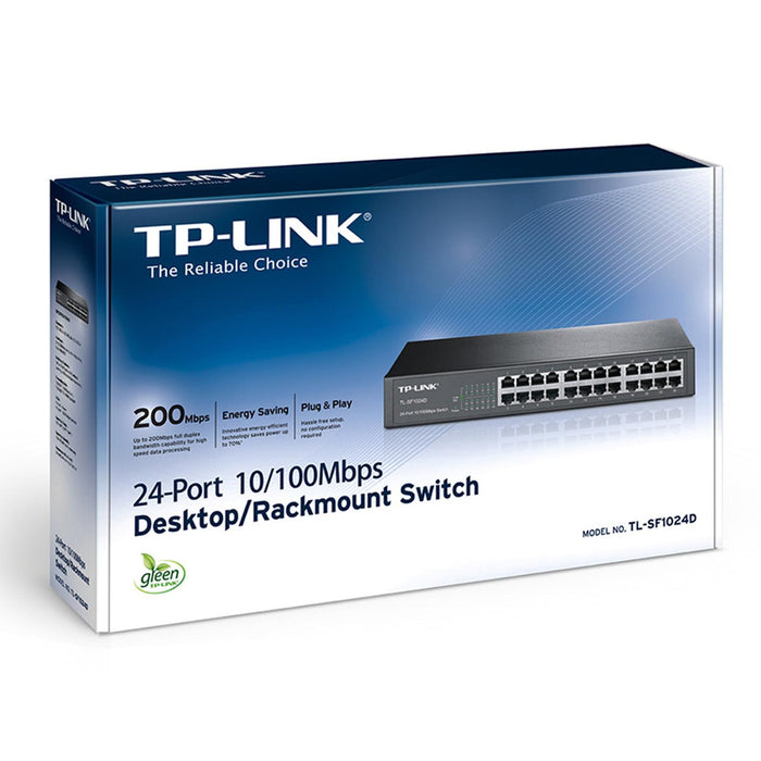 Switch TP-LINK TL-SF1024D 24 Puertos Fast Ethernet 10/100Mbps