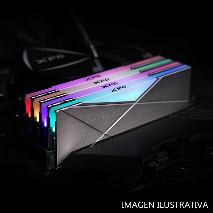 Memoria RAM DDR4 8GB 3600MHz XPG SPECTRIX D50 RGB Gris AX4U36008G18I-ST50
