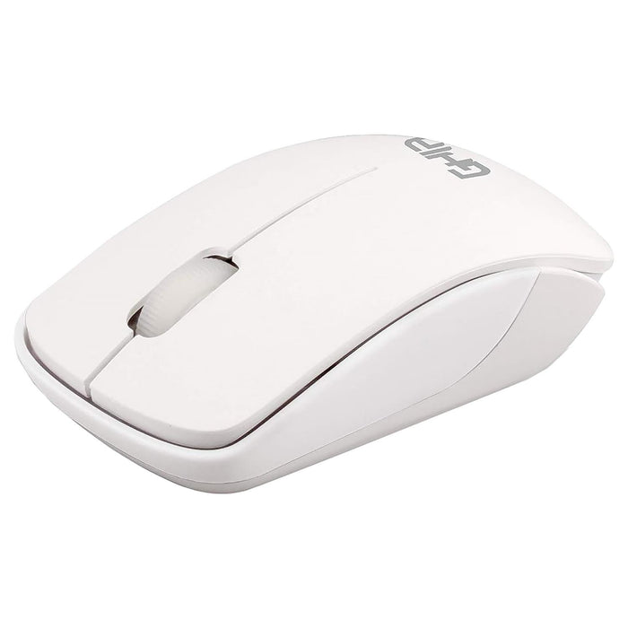 Kit Teclado y Mouse GHIA Inalámbrico 1000dpi USB 2.4Ghz Blanco GT4000WG