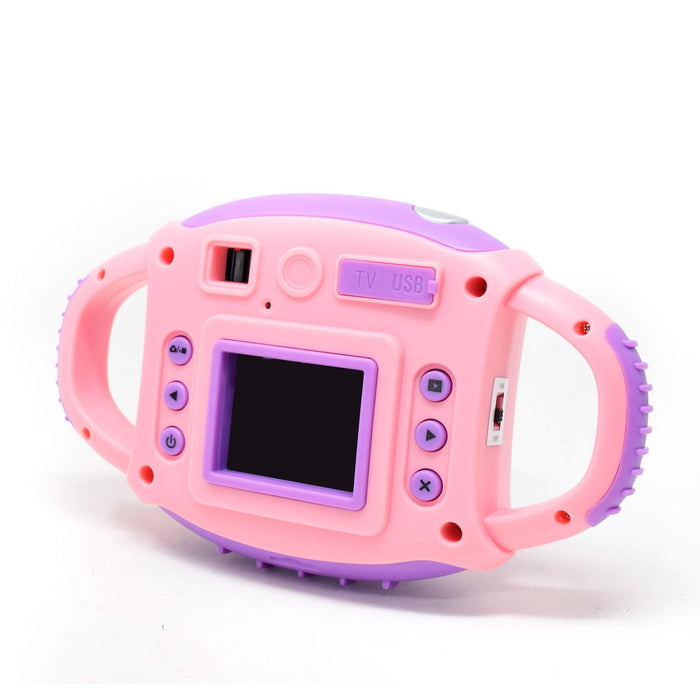 Camara Digital KIDS NECNON 8MP Flash integrado Slot Micro SD Contra Golpes Rosa NCD-KIDSCAM-PK