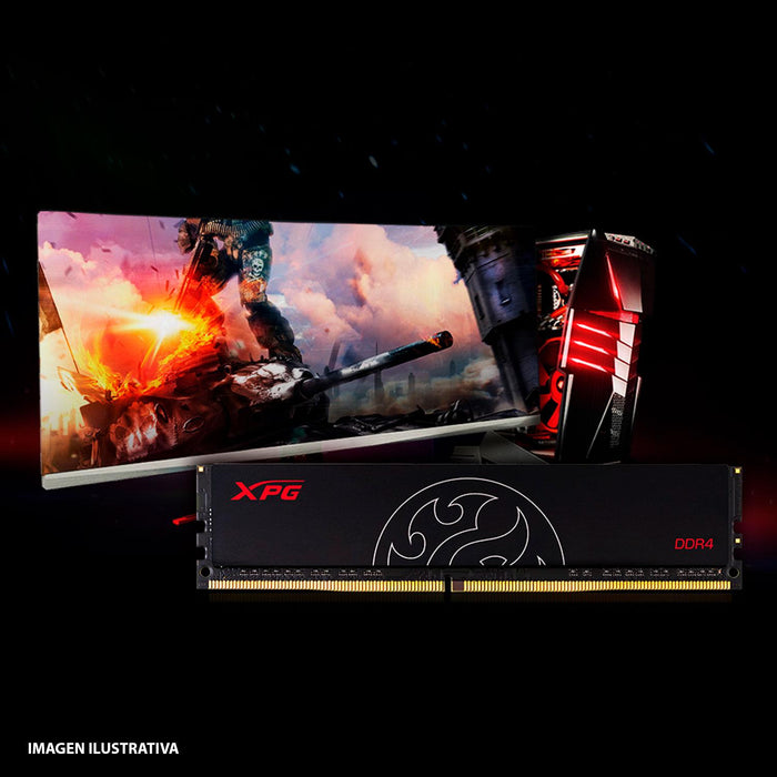 Memoria RAM DDR4 8GB 2666MHz XPG HUNTER PC Negro AX4U26668G16-SBHT