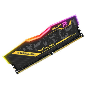 Memoria RAM DDR4 8GB 3200MHz TEAMGROUP T-FORCE DELTA TUF GAMING ALLIANCE RGB TF9D48G3200HC16C01