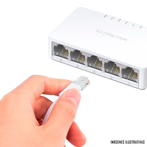 Switch MERCUSYS MS105 Fast Ethernet 5 Puertos RJ45 10/100Mbps