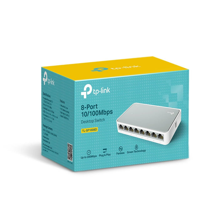 Switch TP-LINK TL-SF1008D 8 Puertos Fast Ethernet 10/100Mbps