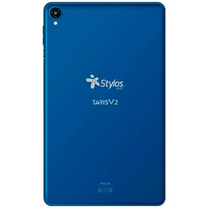 Tablet 8” STYLOS Taris V2 Quad Core 2GB 32GB WiFi Android 11 Funda TPU USB-C Azul STTA81A