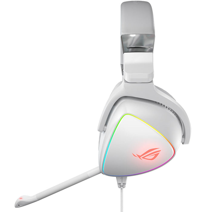 Audifonos Diadema Gamer ASUS ROG Delta White Microfono USB-C Xbox PS4 PC Nintendo RGB
