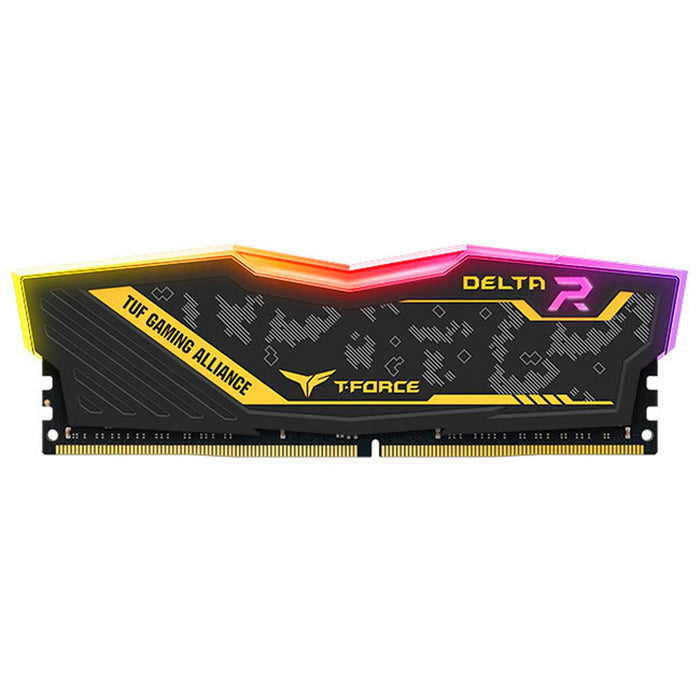 Memoria RAM DDR4 32GB 3600MHz TEAMGROUP T-FORCE DELTA TUF GAMING RGB 2x16GB TF9D432G3600HC18JDC01