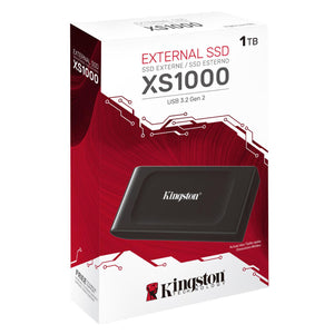 Unidad de Estado Solido SSD Externo 1TB KINGSTON XS1000 USB C 1050/1000 MB/s SXS1000/1000G