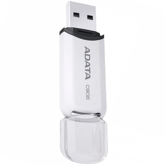 Memoria USB 32GB ADATA C906 2.0 Flash Drive Blanco AC906-32G-RWH