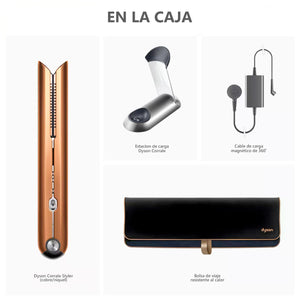 Alaciadora Inalambrica DYSON Corrale Placas Flexibles Pantalla OLED 210 °C Copper/Nickel