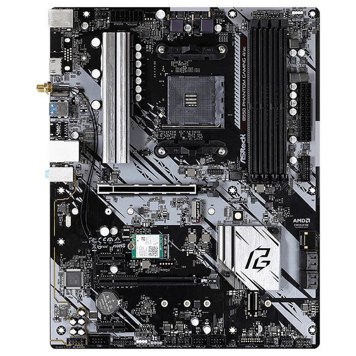 Tarjeta Madre ASROCK B550 PHANTOM GAMING 4/AC AM4 4x DDR4 1x M.2 PCIe 4.0 WIFI BT 4.2 ATX