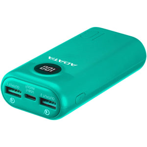 Power Bank 20000MAH ADATA P20000QCD Bateria Portatil Tipo C Verde AP20000QCD-DGT-CGN