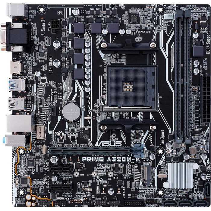 Tarjeta Madre ASUS PRIME A320M-K AM4 DDR4 Micro ATX