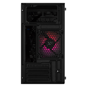 Gabinete Gamer XTREME PC GAMING Air Max M2 Micro Torre Micro ATX 3 FAN Cristal Templado ARGB Negro