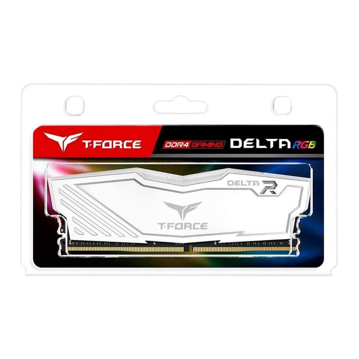 Memoria RAM DDR4 8GB 3200MHz TEAMGROUP T-FORCE DELTA RGB Blanco TF4D48G3200HC16F01