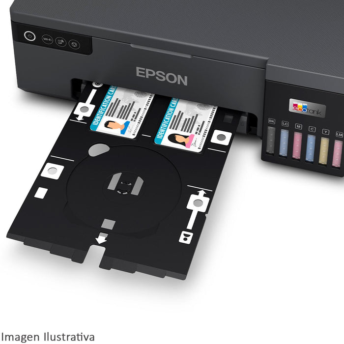 Impresora EPSON L8050 EcoTank Tinta Continua Fotografica PVC Wi-Fi C11CK37301 Reacondicionada