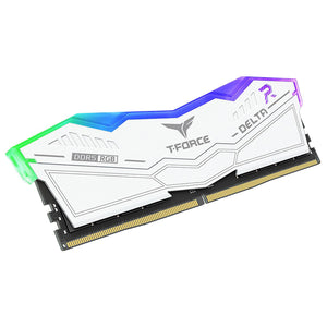 Memoria RAM DDR5 32GB 7200MT/s TEAMGROUP T-FORCE DELTA RGB 2x16GB Blanco FF4D532G7200HC34ADC01