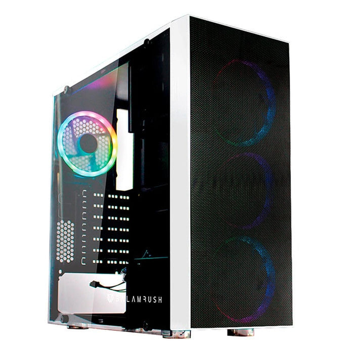 Gabinete Gamer BALAM RUSH LHYTOS ATX 4 Fan Cristal templado ARGB BR-932301