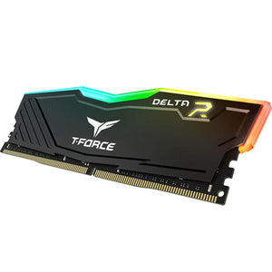 Memoria RAM DDR4 8GB 3600MHz TEAMGROUP T-FORCE DELTA RGB Negro TF3D48G3600HC18J01