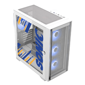 Gabinete Gamer XTREME PC GAMING Sonic Edition Micro Torre Micro ATX 4 Fan USB-C Cristal Templado ARGB Blanco