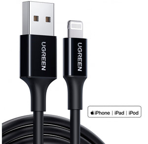 Cable de carga UGREEN USB 2.0 a Lightning Iphone Ipad iOS 2m