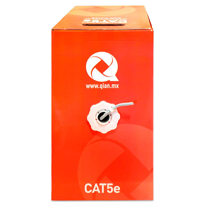 Bobina Cable UTP QIAN DIANLAN CAT5E Gris QGR-NC05E