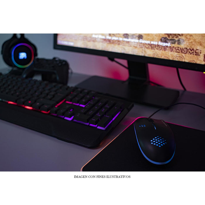 Mouse Gamer BALAM RUSH IRON USB RGB 2400dpi 3 Botones BR-931427