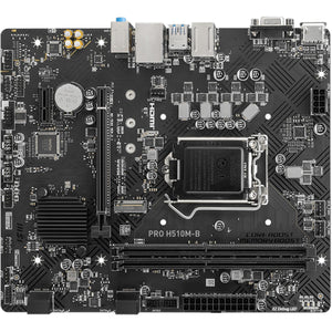 Tarjeta Madre MSI PRO H510M-B Intel 1200 2x DDR4 M.2 PCIe 3.0 Micro ATX