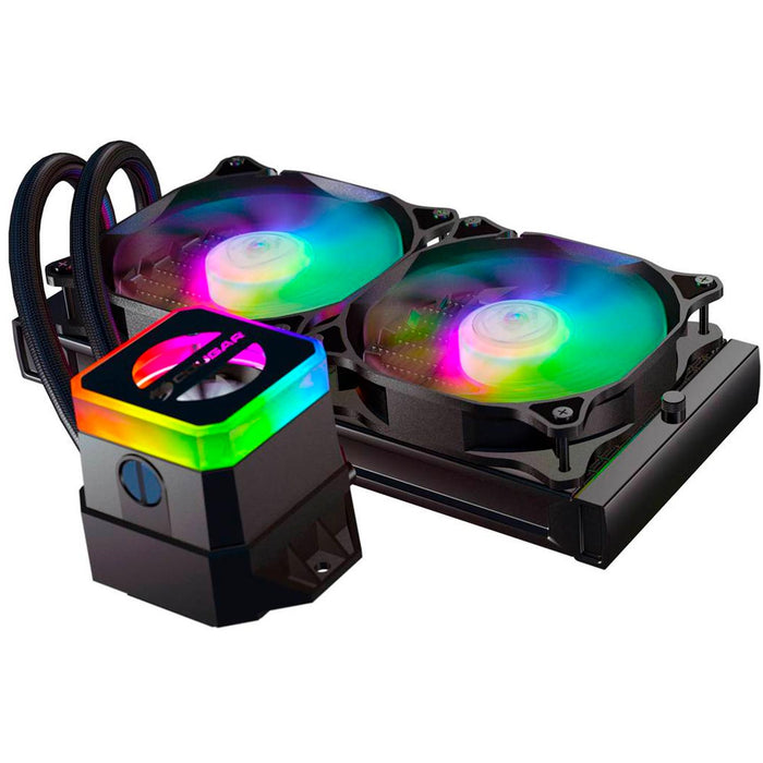 Enfriamiento Liquido COUGAR HELOR 240 RGB Negro