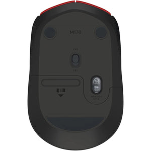 Mouse Inalambrico LOGITECH M170 3 Botones 1000 DPI Rojo 910-004941