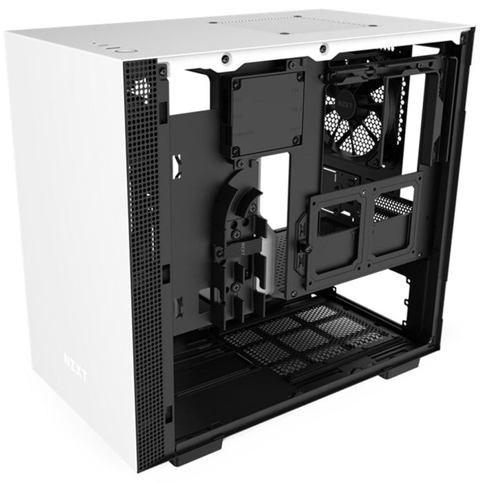 Gabinete Gamer NZXT H210i 2 Fan Cristal Templado RGB USB C Blanco Mini ITX