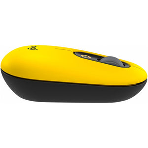 Mouse LOGITECH POP Optico 4000DPI Inalambrico Amarillo